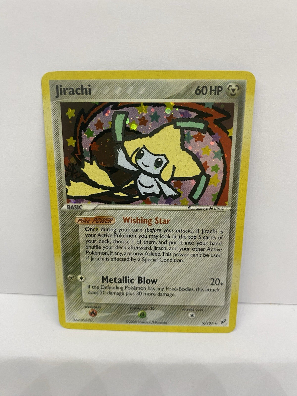 Jirachi 9/107 Deoxys Light Play Holo NM Pokemon 2005