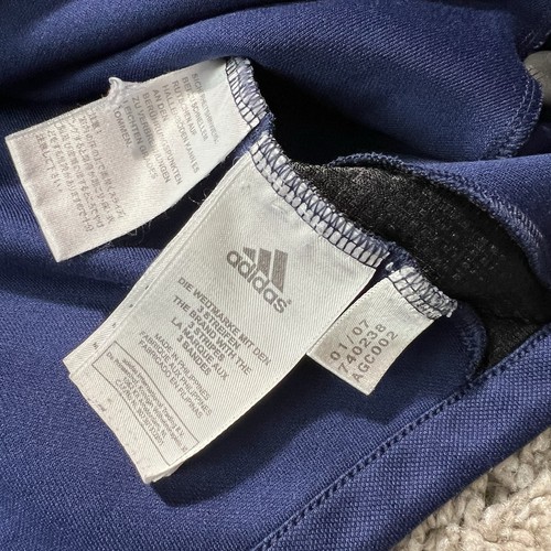 Adidas Climacool Women's Jacket XL Blue White Soccer Y2k Zip Up Athletic Track - Picture 7 of 11