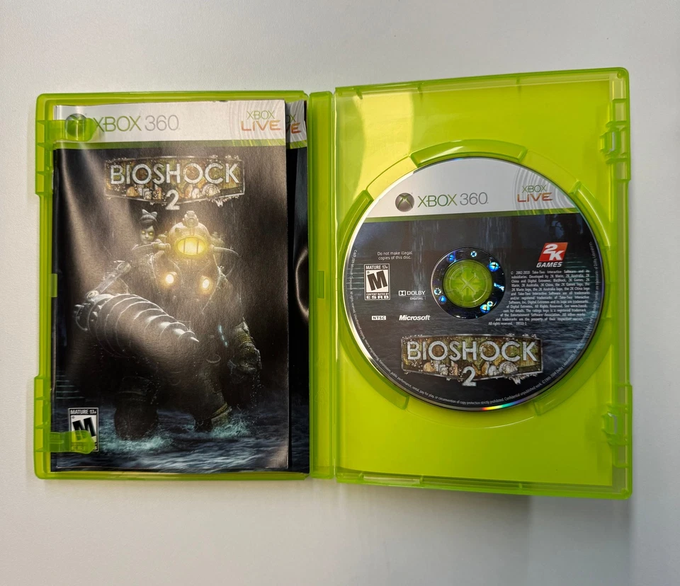 Bioshock 2 Microsoft XBOX 360 2010 CIB Complete In Box - Image 3 of 3