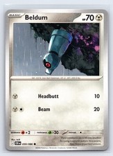 Beldum 059/086 Common Chaos Rising Pokemon Lightly Played