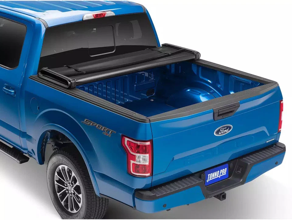Tonno Pro TonnoFold Soft Fold Tonneau Fits 15-20 Ford F150, 17-20 Raptor 5'7" - Imagem 4 de 4