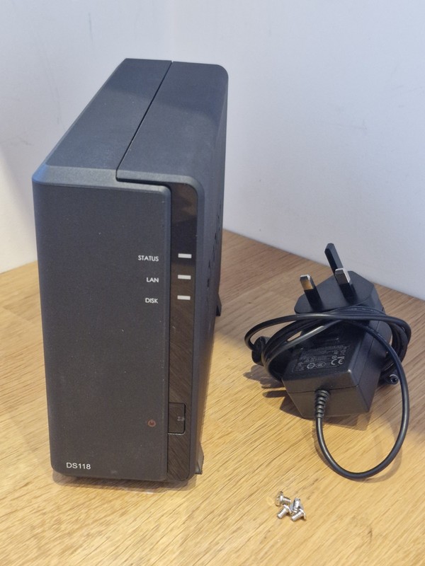 Synology DS118 Single Bay NAS with PSU