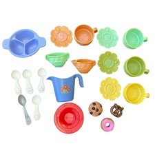 Vintage Mattel Inc Pretend Play Kitchen Lot Toys-Cups,Spoons,Plates etc 20