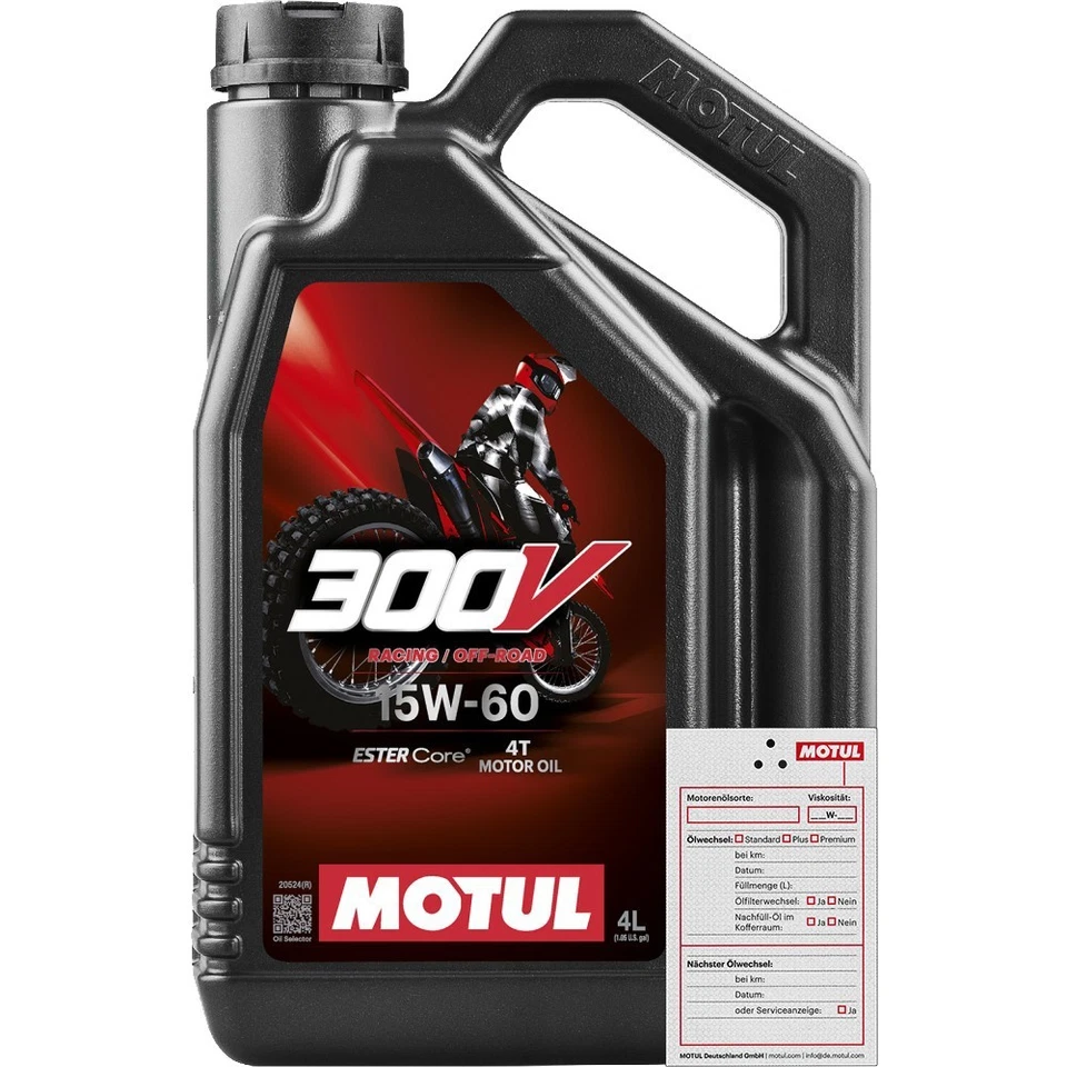 1 Litre MOTUL 300V FL OFF ROAD 15W-60 Huile Moteur API SL JASO MA M033MOT059 - Photo 1/1