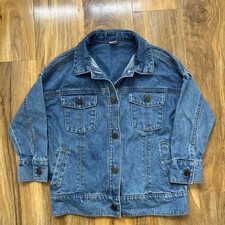 TU Kids girls cotton blue Denim Jacket   Age 5-6