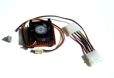 486 CPU Fan 4-Wire 3-Wire Ball Bearing SOCKET-3 Heat Sink New