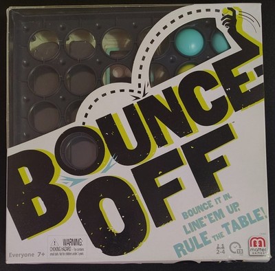 Complete ''Bounce Off Game'' - Bounce It In. Line 'Em Up. Rule the Table!