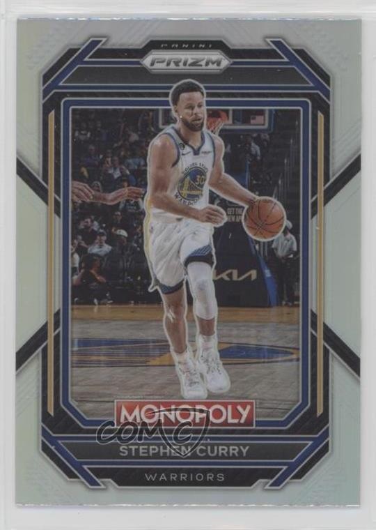 2022-23 Panini Prizm Monopoly Silver Prizm Stephen Curry #28 17hw