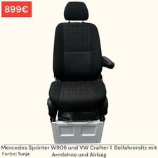 Sprinter 906 W906 Crafter 1 Beifahrersitz Sitz Armlehne Airbag Sitzkonsole Tunja
