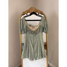 READ Urban Outfitters Persephone Blue Multi Floral Mini Dress