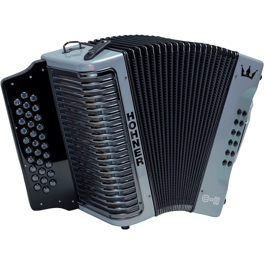 Hohner Corona C-II FBbEb Accordion Silver Rainbow 374690₽