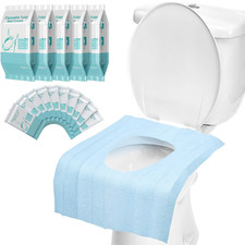 50 Pack Toilet Seat Covers Disposable - Waterproof 16X24 Inch Extra Large Indivi
