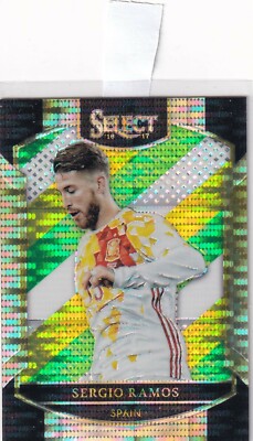 Panini Select 2016 2017 Soccer Fußball No. 38 Sergio Ramos Multi-Color Terrace