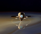 Goldring Opal Ring 333 Gold 17,2 mm - elegant & prima kombinierbar