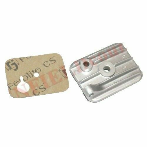 FüR Royal Enfield Electra Machismo Silber Tappet Cover + Dichtung Avl Lean Burn-image