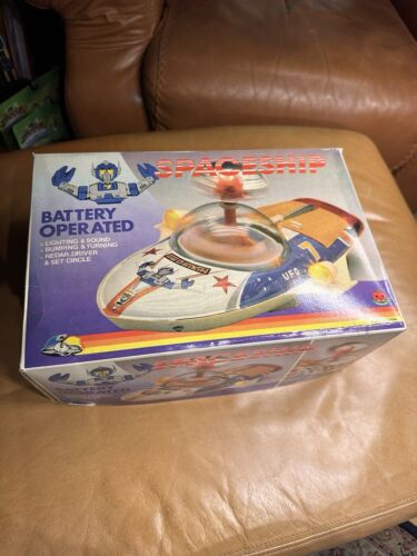 Zeus Force Spaceship UFO Toy Battery Operated Working Vintage Tin And Plastic - Picture 2 of 7