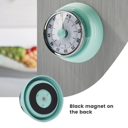 Mechanical Timer 60-Minute Kitchen Timer Small Magnetic Kitchen Countdown Timer - Picture 6 of 14