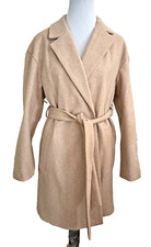 Primark Oversize Beige / Tan Belted Women's Coat Us 6