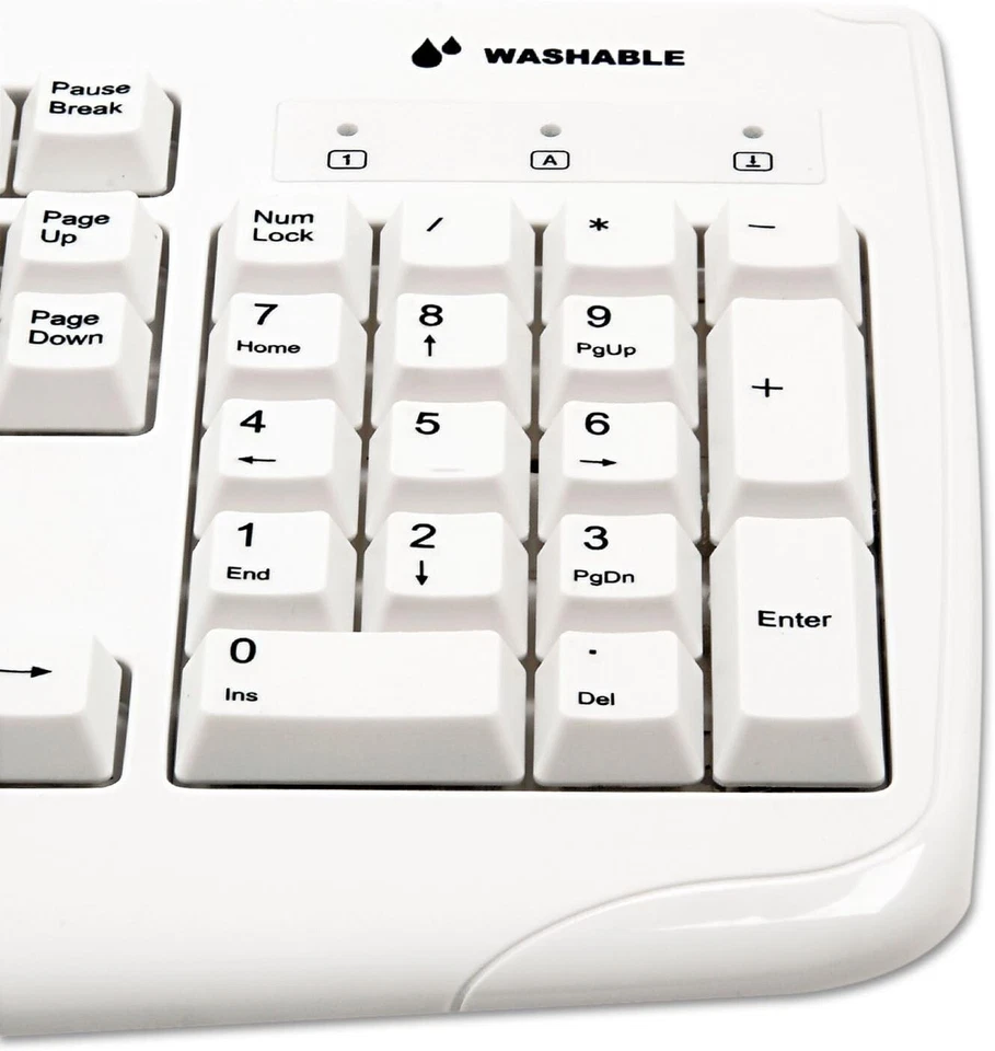 USB K64406US Kensington Pro Fit Washable Keyboard White - Image 4 of 4