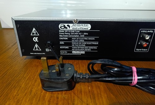 Acoustic Solutions SP110 DAB Tuner Hifi Separate Silver SERVICED* - Picture 9 of 11