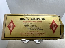 Vintage 40’s DILL'S PIPE CLEANERS Pack (11 cleaners) w/3 Ronson Flints