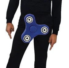 Funny ADHD Gag Adult Rasta Imposta FIDGET SPINNER Party Clown Costume Accessory