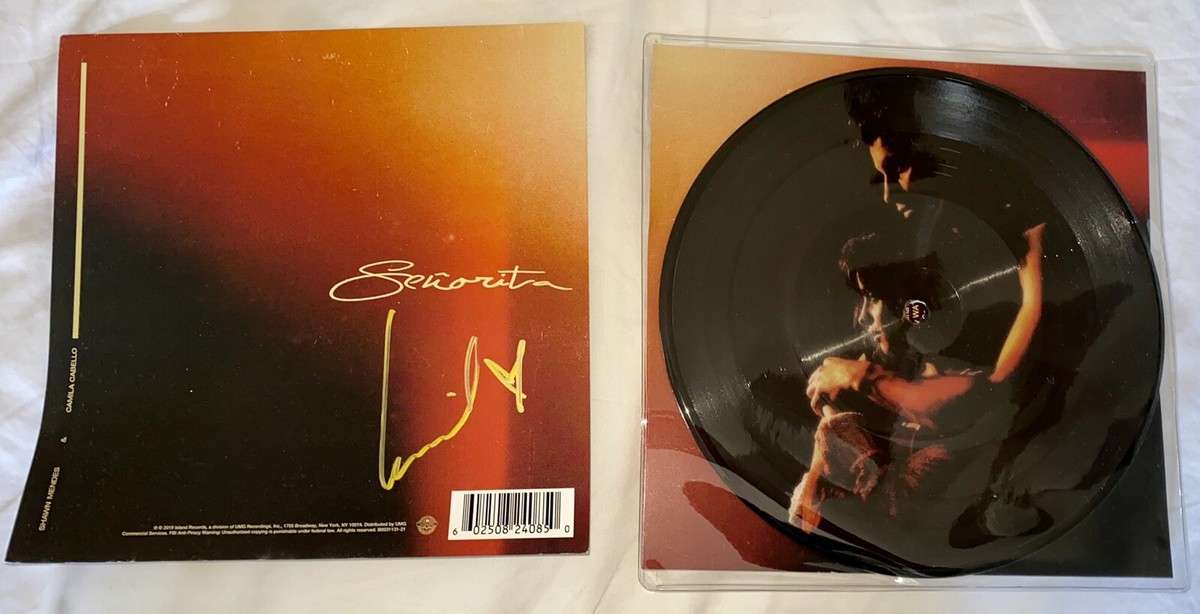 Camila Cabello Autographed Senorita Vinyl Picture Disc Shawn