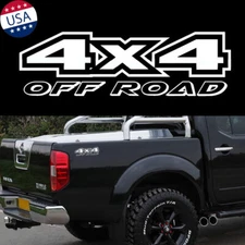 4X4 Off Road White Rear Trunk Side Fender Decal Sticker For Ford Chevrolet Truck