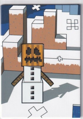Panini Minecraft Time to Mine Trading Cards Karte Nr. 137 Biome Card Snow & Ice