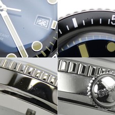 Wristwatch USED ORIS Divers65 Men's Automatic silver blue brown Date stainless 7