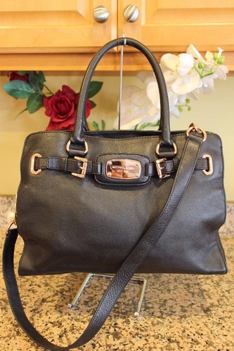 michael kors rose gold satchel