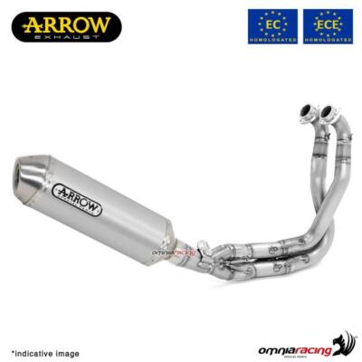 Arrow full system approved in aluminum for Kawasaki Z650 2017-2020