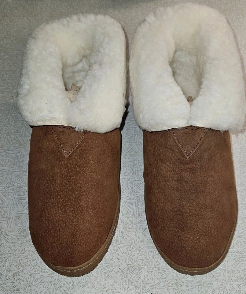 OLD FRIEND 441120 Women's Bootie Slipper Size L9m-medium Chestnut - Image 2 of 4