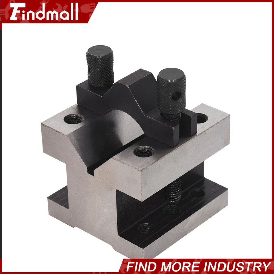 1Set 2-3/8 x 2-3/8 x 2 Inch V Block & Clamp Multi-use Gauge Gage Machinist Tool. - Image 4 of 4
