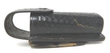 Cinturón soporte maza de cuero negro AKER 570
