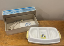 Sanitoy Nursery Needs Electric Baby 3 Section Feeding Dish No. 1700 USA
