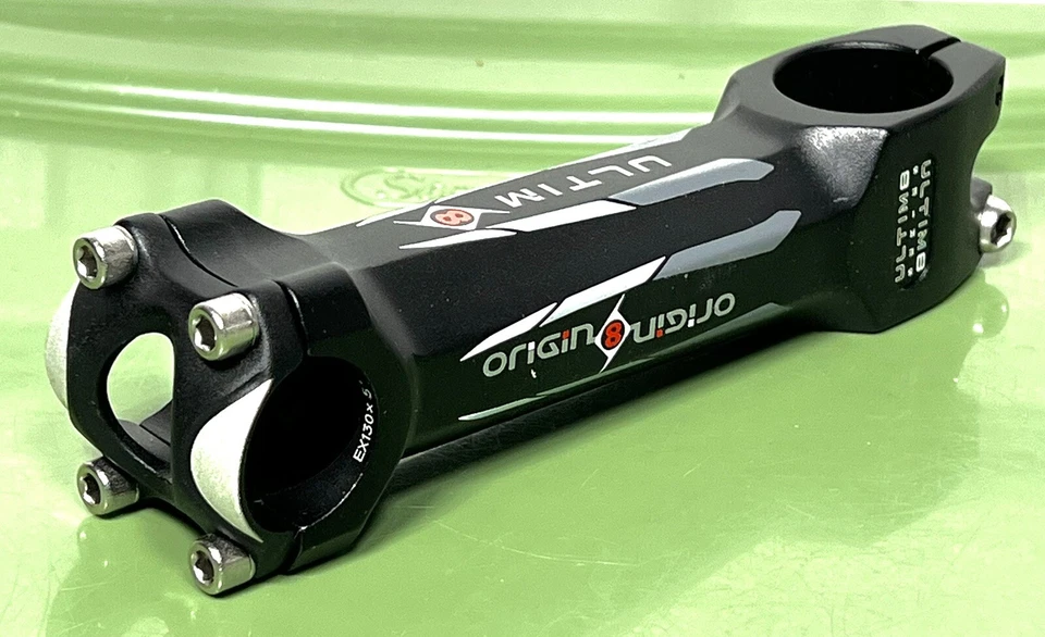 Origin8 Ultim8 1-1/8 Threadless Stem 130mm +/- 5 Degree Rise 25.4mm Clamp Black - Image 3 of 4