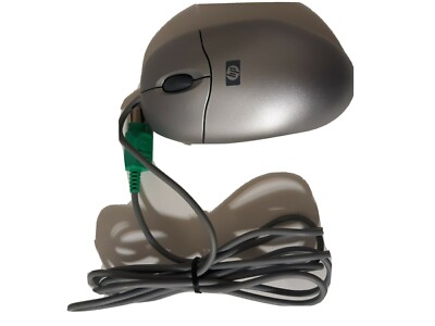 VINTAGE HP PS/2 Scroll Wheel 2 BUTTON Gray WIRED Mouse Untested | eBay