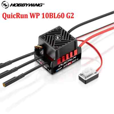 Hobbywing QuicRun WP 10BL60 G2 60A Sensorless BL ESC IP67 1/10 RC Car Buggy