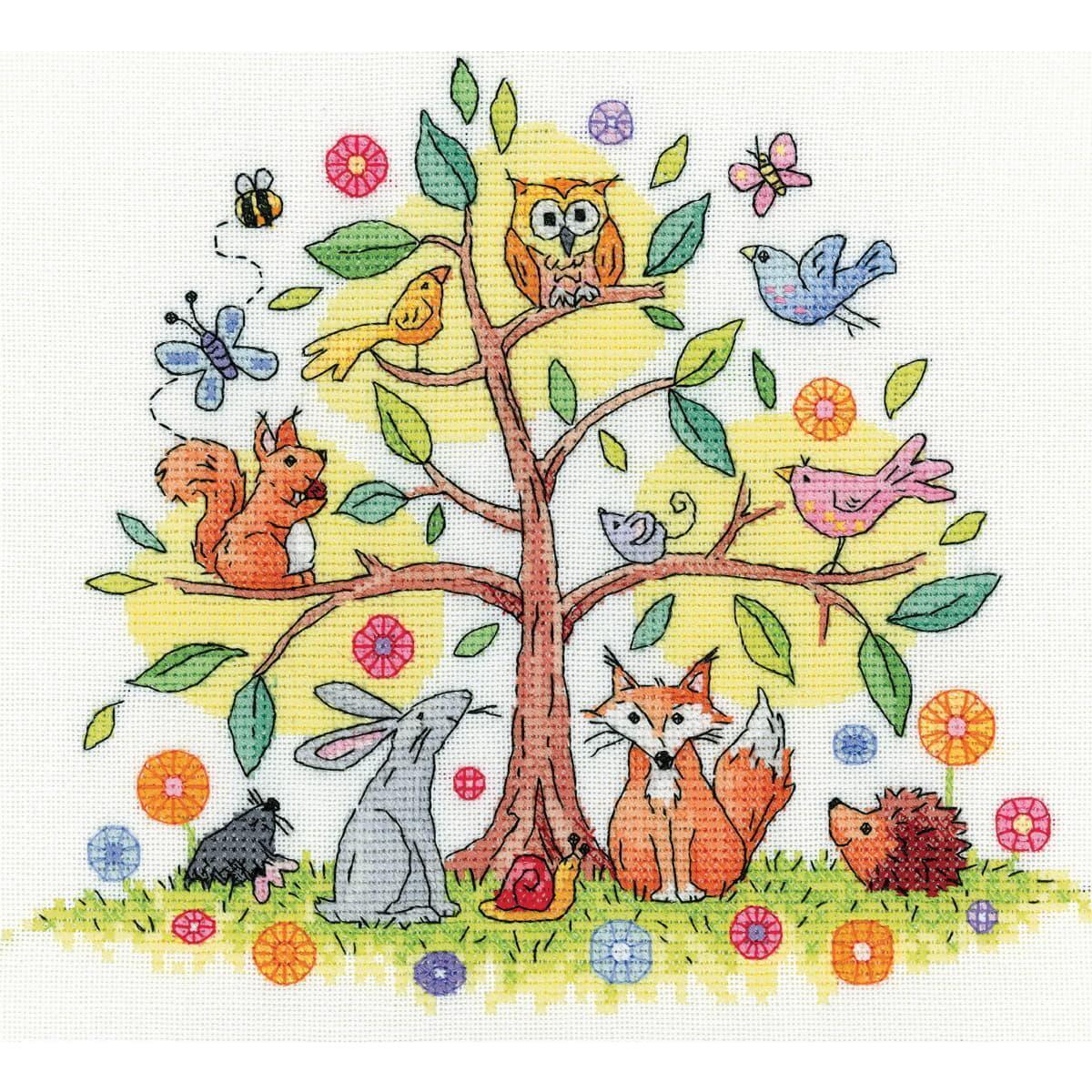 Heritage Cross Stitch counted Chart ""Tree of Life"", KCTF1582-C