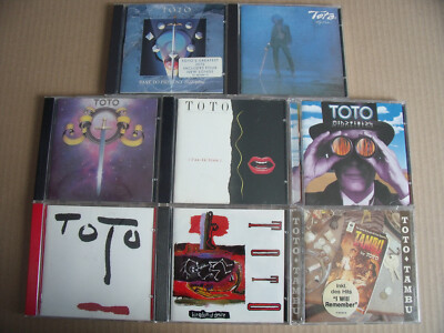 8 x Toto - Tambu, Turn Back, Hydra, Isolation, Kingdom Of Desire, Past To Presen