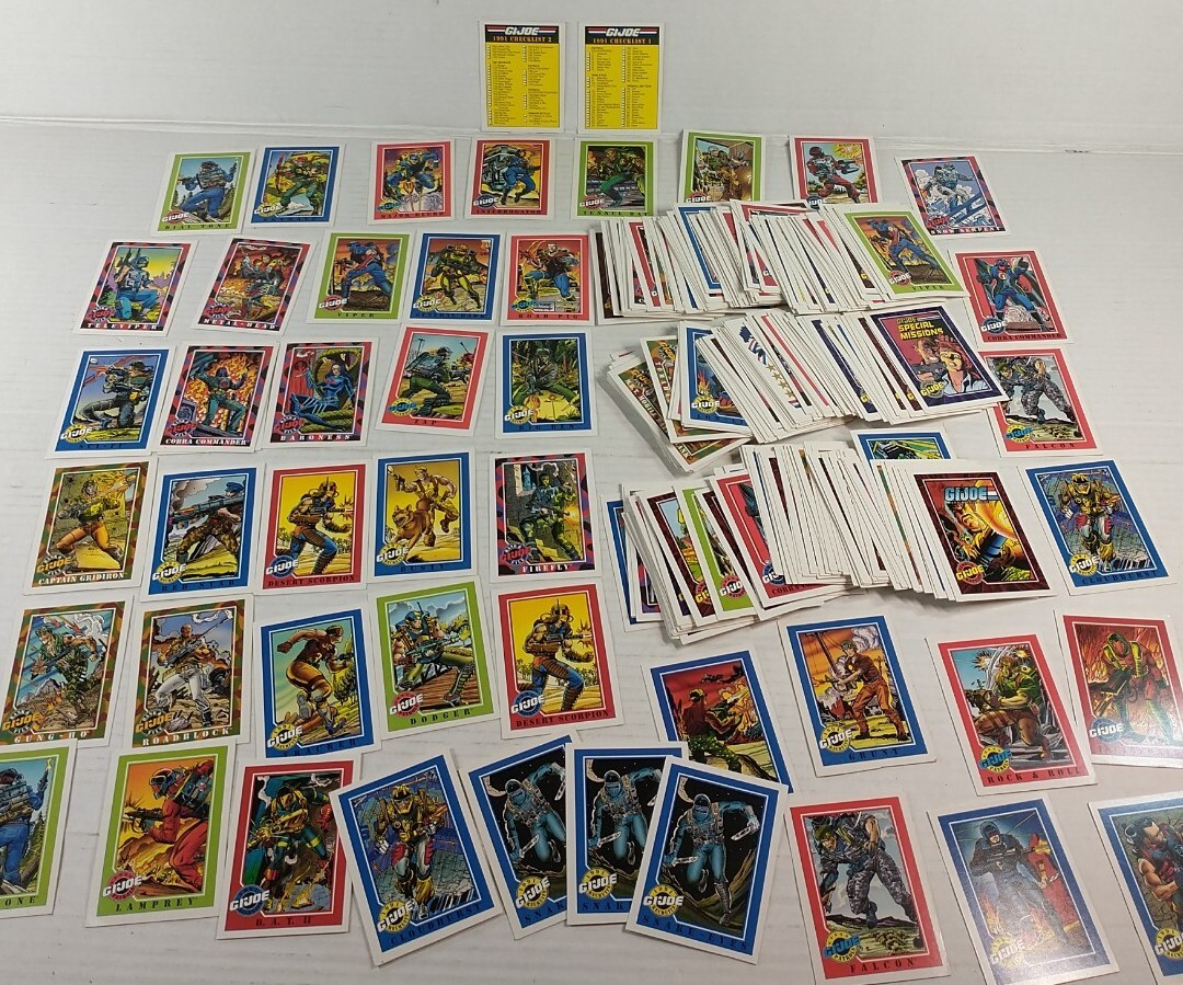 HUGE Impel GI Joe Trading Cards Series 1 Lot With Duplicates Impel Hasbro  1991 | eBay