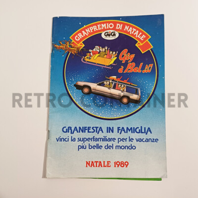 Catalogo Giocattoli Vintage GIG è BEL Natale 1989 Transformers WWF
