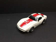 TYCO CORVETTE BRAND NEW  3 White/Red 3 use on AURORA AFX  FRIDAY SALE 29.99