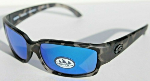 COSTA DEL MAR Caballito 580G POLARIZED Sunglasses OCEARCH Tiger/Blue Mirror NEW - Picture 3 of 8