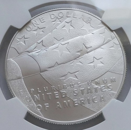 2012-P Star Spangled Banner Silver Commemorative S$1 - NGC MS 70 - Picture 4 of 4