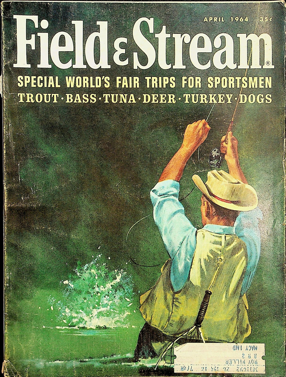 Vintage Field & Stream Magazine April 1964 B Hunting Fishing Sporting | eBay