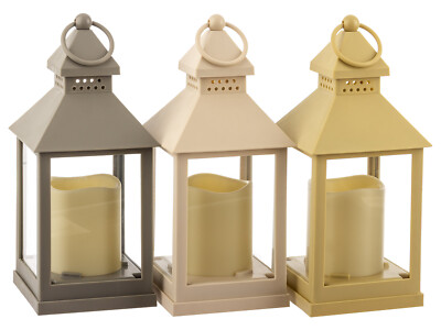 Noor Living 88349 Light Up LED Laterne warmweiß, flackernd Dekoration