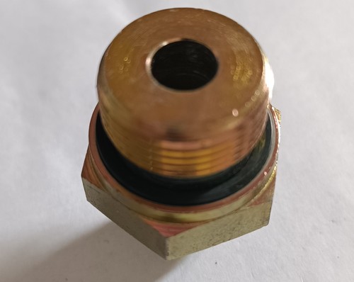 RACCORDO NIPPLO OLEODINAMICO MASCHIO/MASCHIO 3/4" GAS-3/4"JIC ACCIAIO - Foto 3 di 3