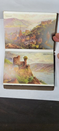 German Lithograph Rhein Post Cards The Rhine Major European River 18 Post Cards - Picture 10 of 12